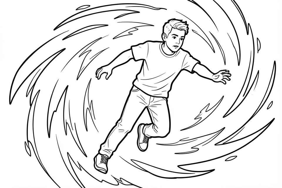 l'homme se tA©lA©porte lui-mAªme Coloriage l'homme se tA©lA©porte lui-mAªme