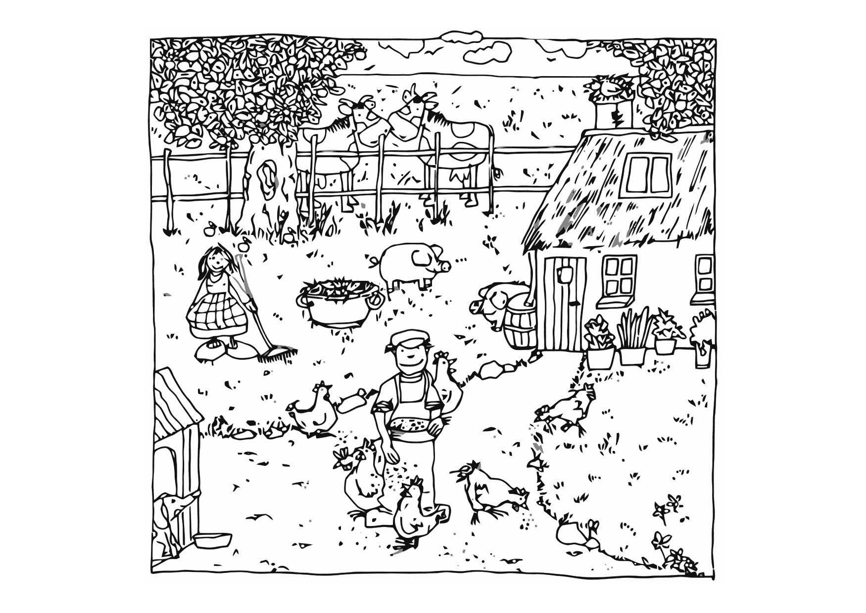 lagriculture biologique Coloriage lagriculture biologique