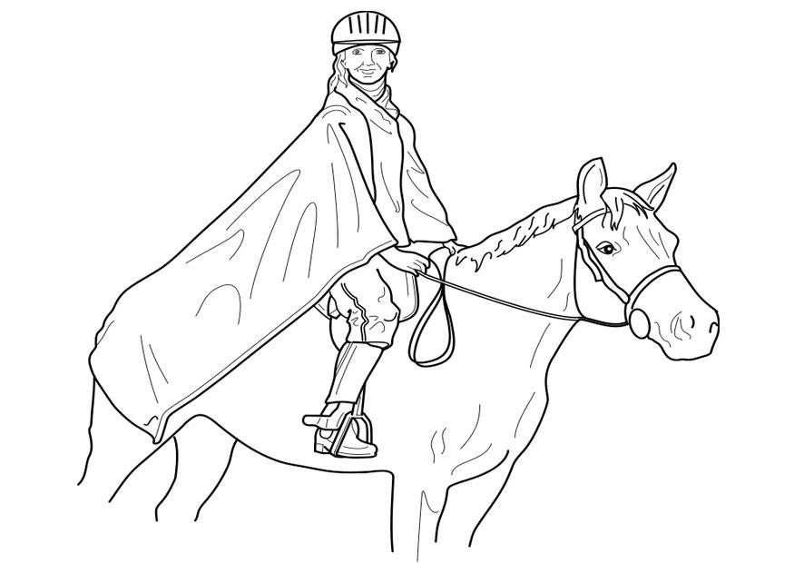 lA©quitation Coloriage lA©quitation