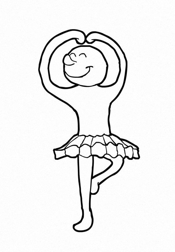 la danse Coloriage la danse