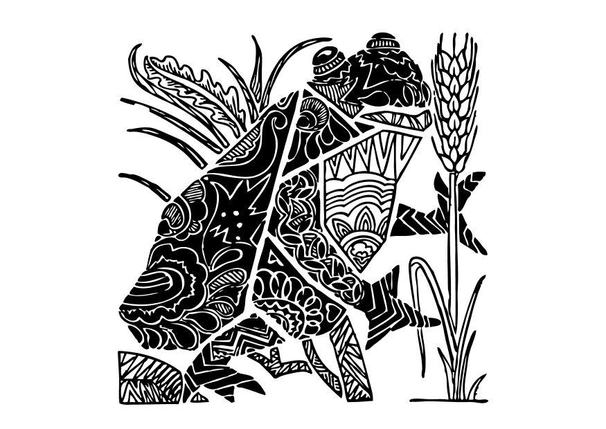 la grenouille Coloriage la grenouille