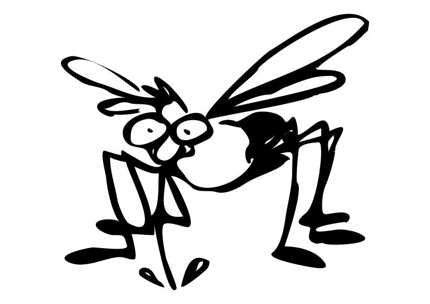 la moustique Coloriage la moustique