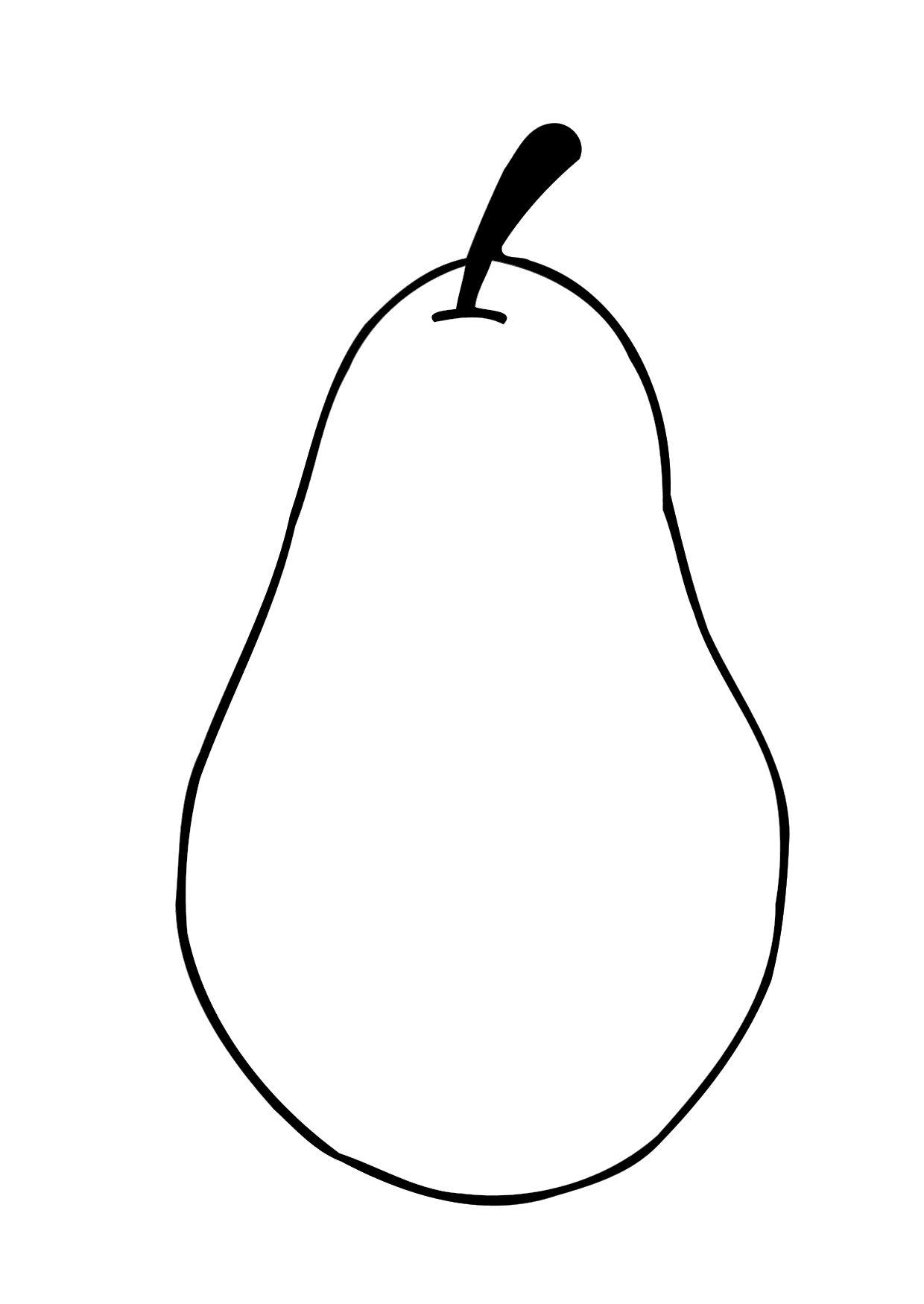 la poire Coloriage la poire