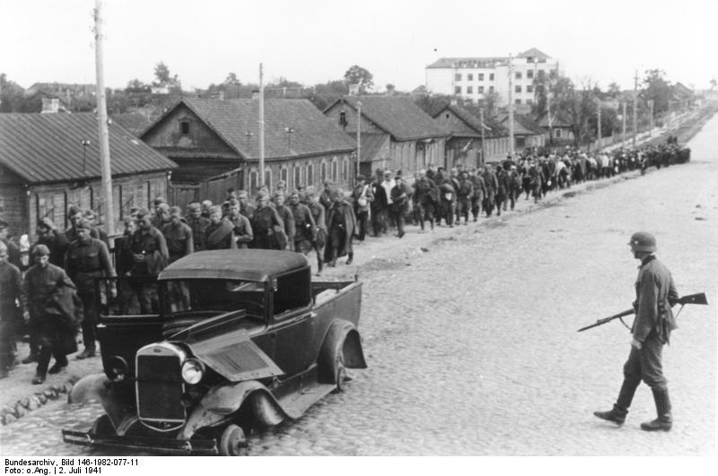 la russie - minsk - soldats en captivitA© Photo la russie - minsk - soldats en captivitA©