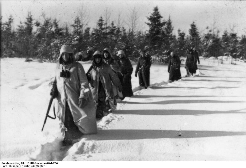 la russie - soldats dans la neige Photo la russie - soldats dans la neige