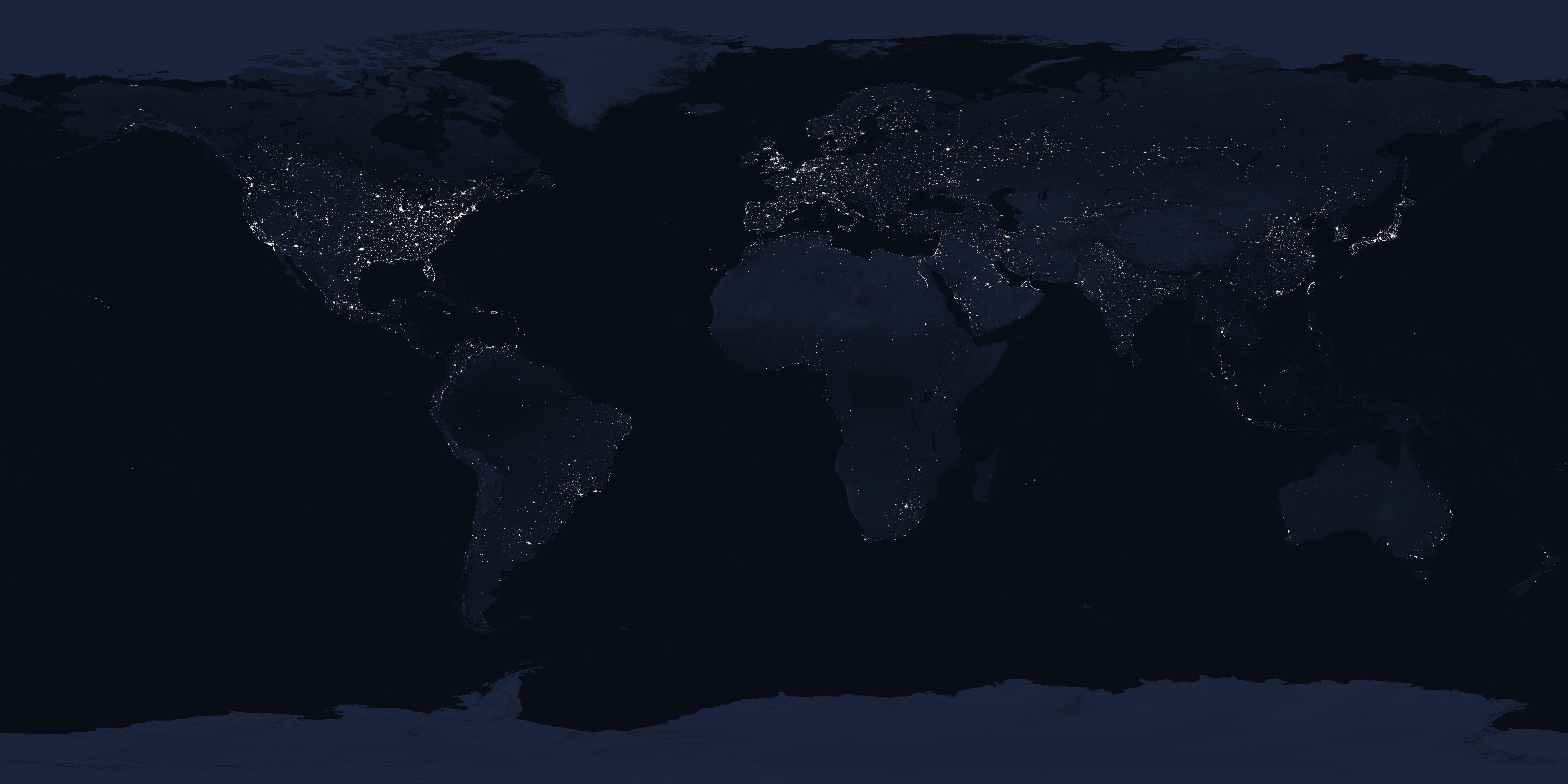 la terre pendant la nuit Photo la terre pendant la nuit