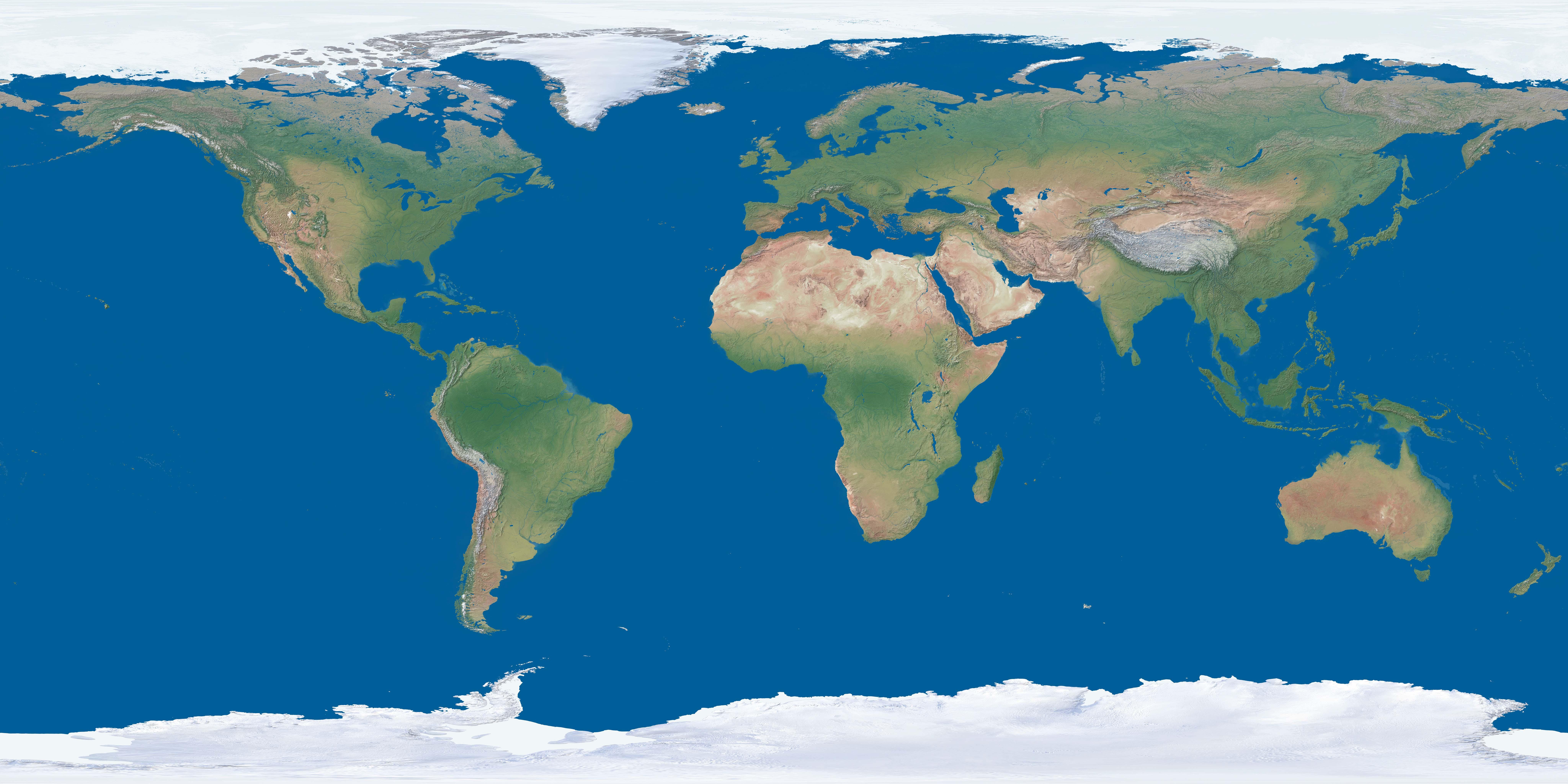 la terre sans nuages Photo la terre sans nuages