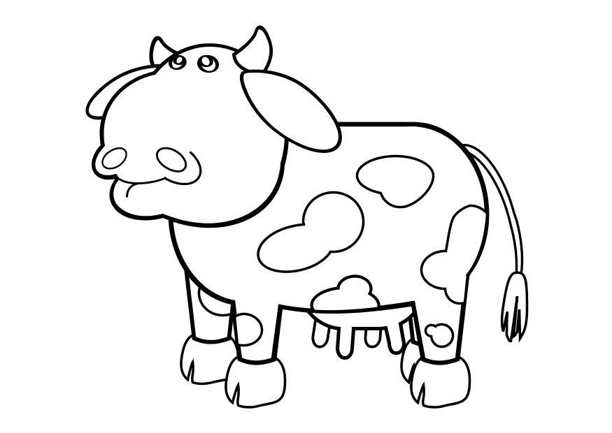 la vache Coloriage la vache