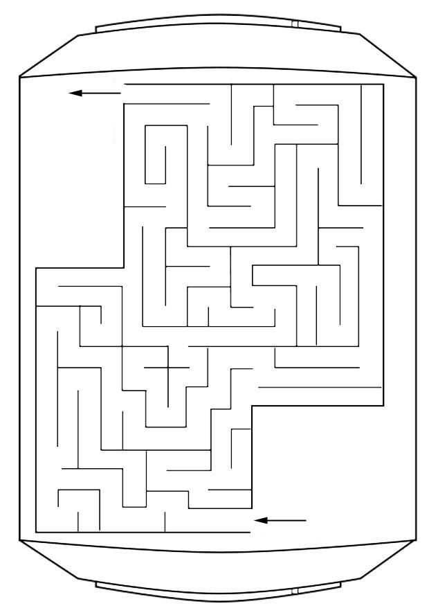 labyrinthe Coloriage labyrinthe