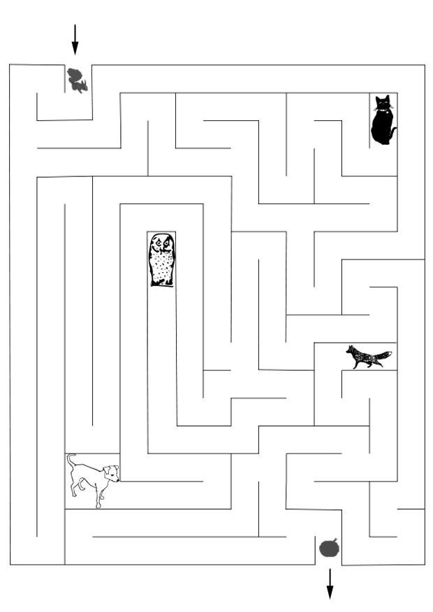 labyrinthe Coloriage labyrinthe