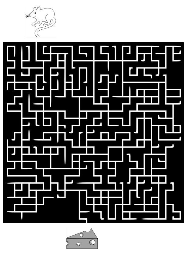 labyrinthe Coloriage labyrinthe