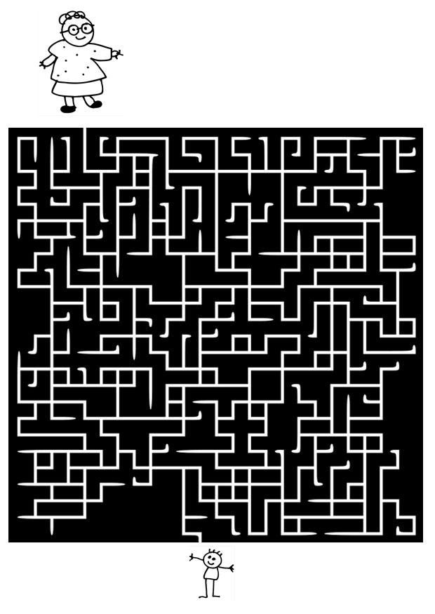 labyrinthe Coloriage labyrinthe