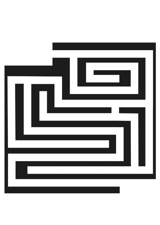 labyrinthe Coloriage labyrinthe