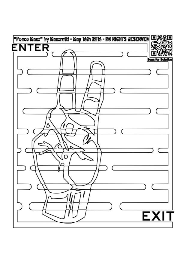 labyrinthe Coloriage labyrinthe