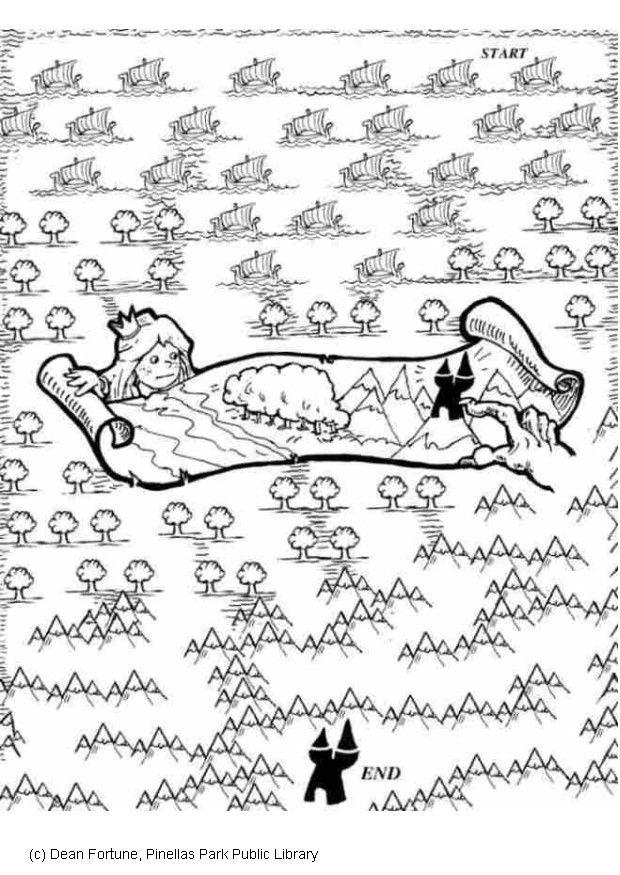 labyrinthe Coloriage labyrinthe