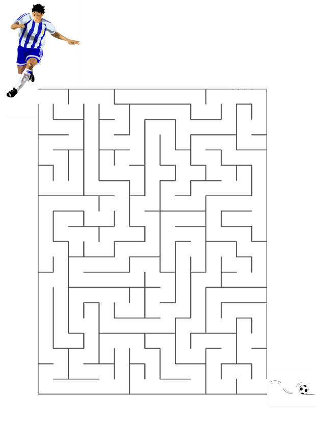 labyrinthe football Image labyrinthe football