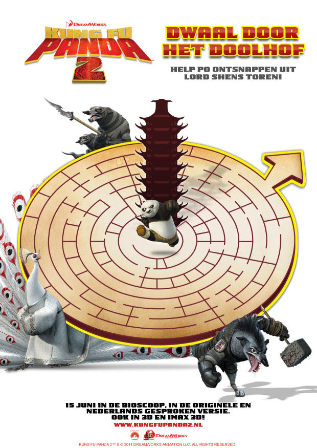 labyrinthe - kung fu panda 2 Image labyrinthe - kung fu panda 2