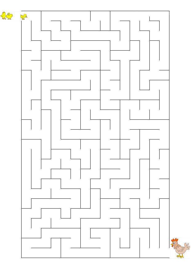 labyrinthe poule Image labyrinthe poule