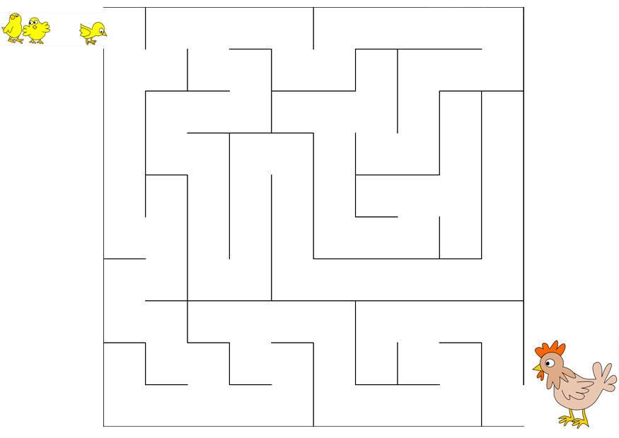 labyrinthe poule Image labyrinthe poule