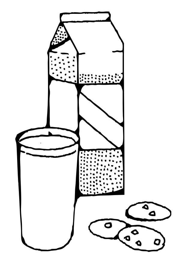 lait Coloriage lait