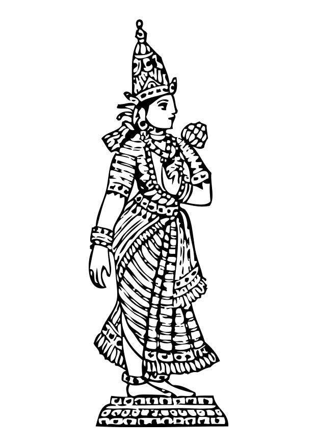 lakshmi Coloriage lakshmi