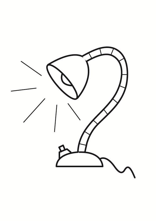 lampe Coloriage lampe