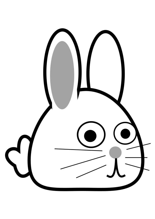 lapin - courbA© Coloriage lapin - courbA©