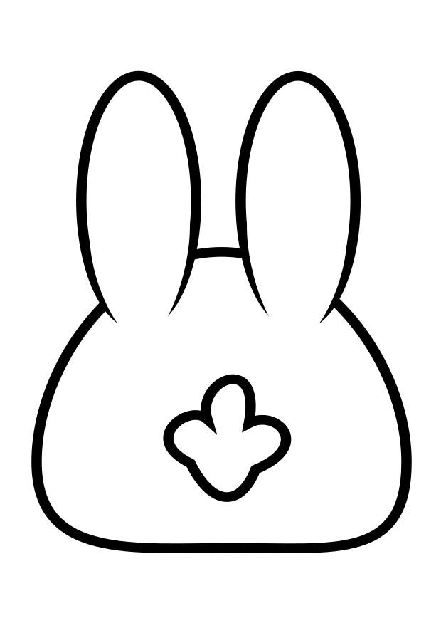 lapin - derriA¨re Coloriage lapin - derriA¨re