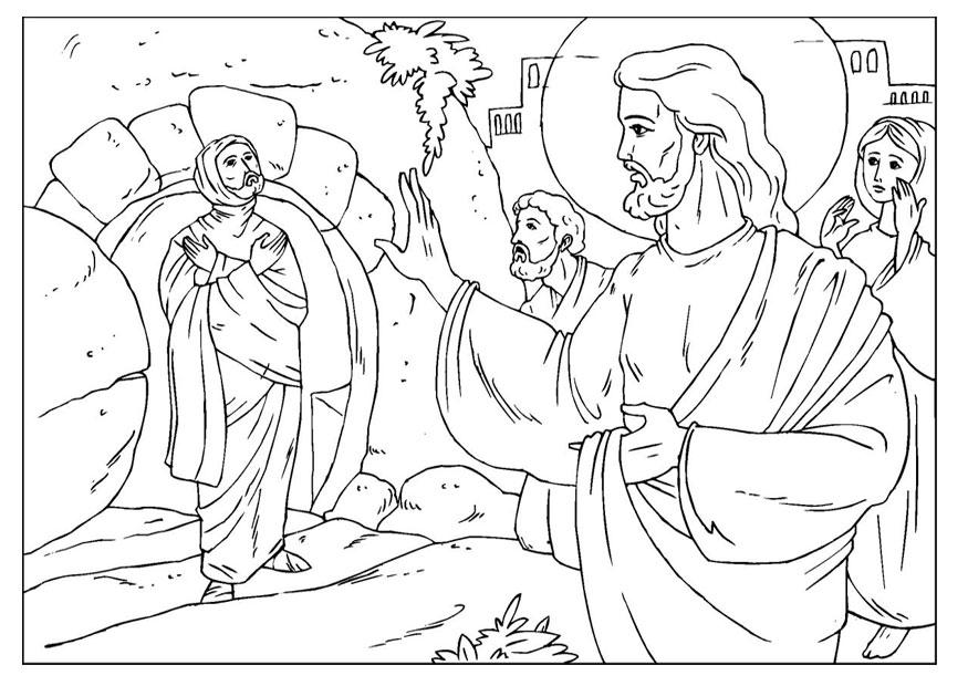 lazare Coloriage lazare