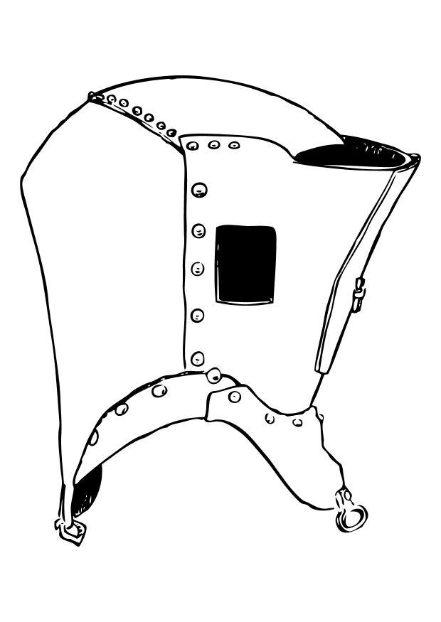 le casque Coloriage le casque