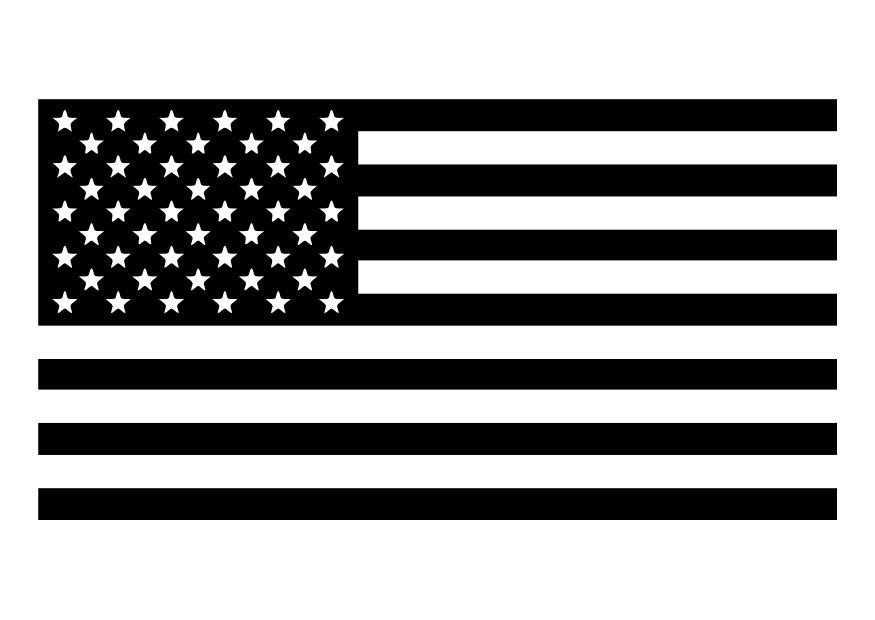 le drapeau amA©ricain Coloriage le drapeau amA©ricain