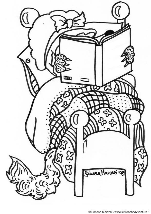 le loup Coloriage le loup
