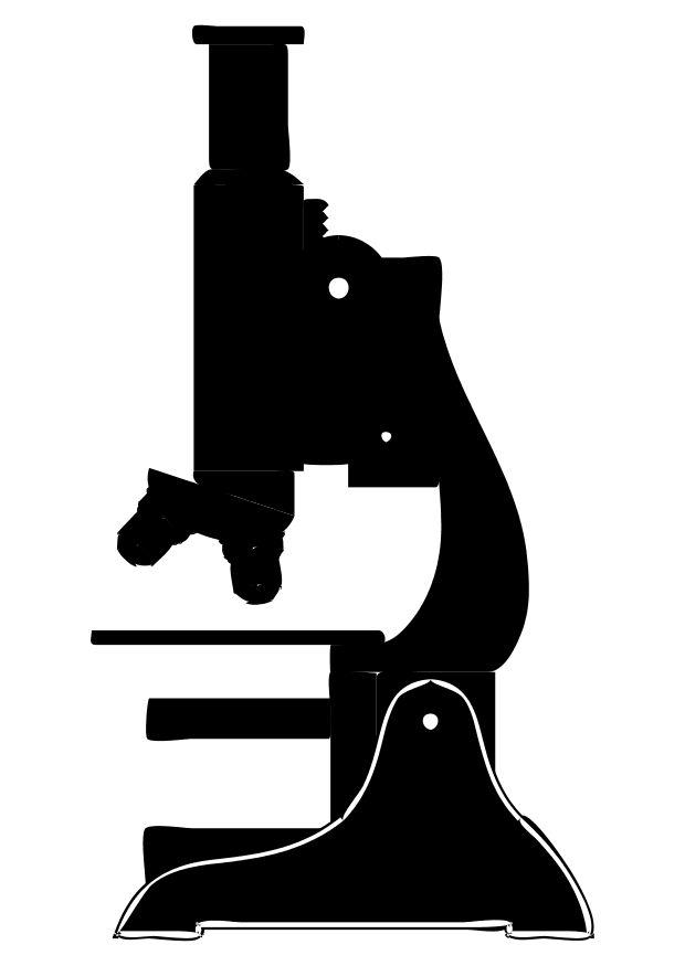 le microscope Coloriage le microscope