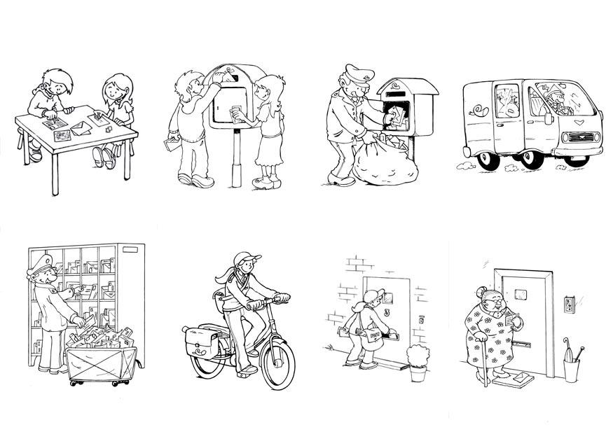 le parcours de la lettre - correcte Coloriage le parcours de la lettre - correcte
