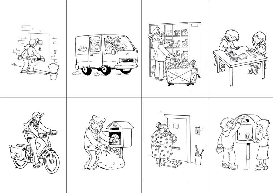 le parcours de la lettre - erreur Coloriage le parcours de la lettre - erreur