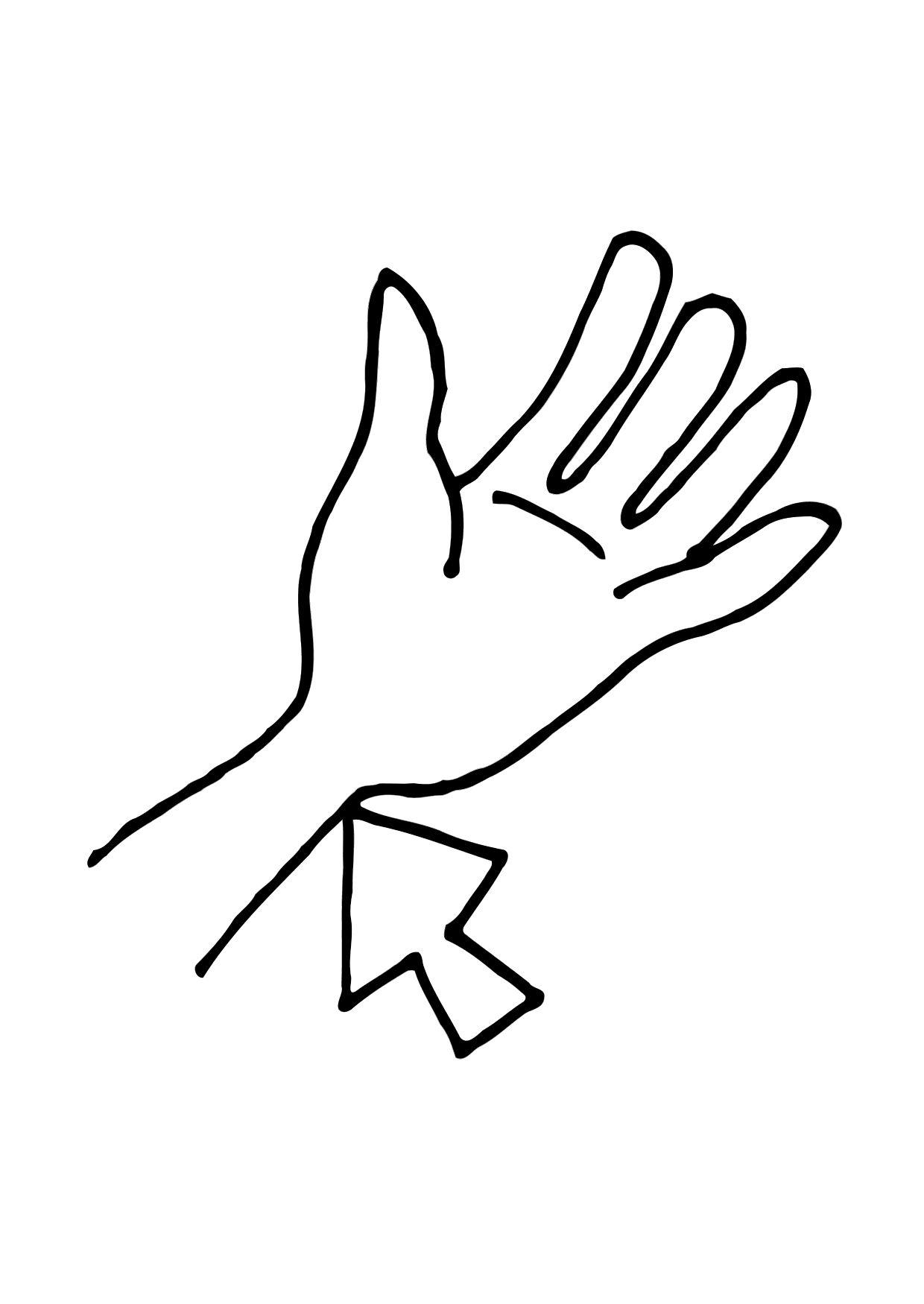 le poignet Coloriage le poignet