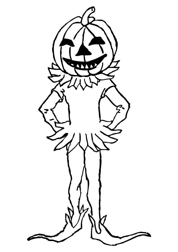 le potiron Coloriage le potiron