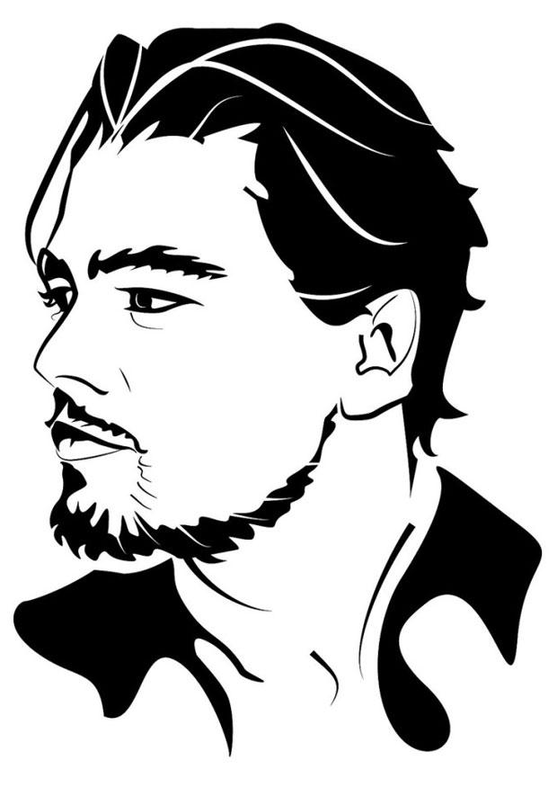 leonardo di caprio Coloriage leonardo di caprio