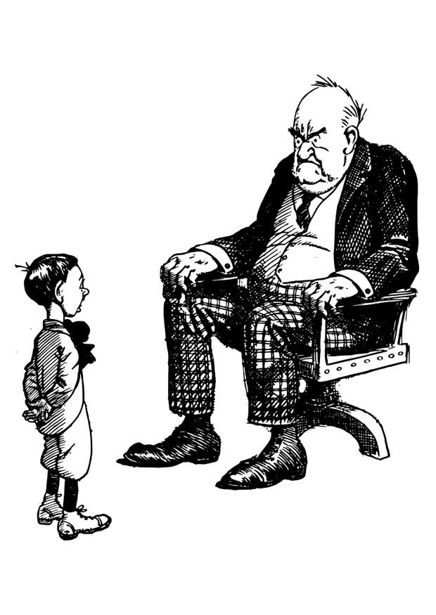 les jeunes comme les vieux Coloriage les jeunes comme les vieux
