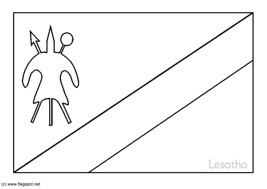 lesotho Coloriage lesotho