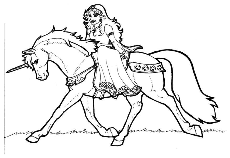 licorne Coloriage licorne