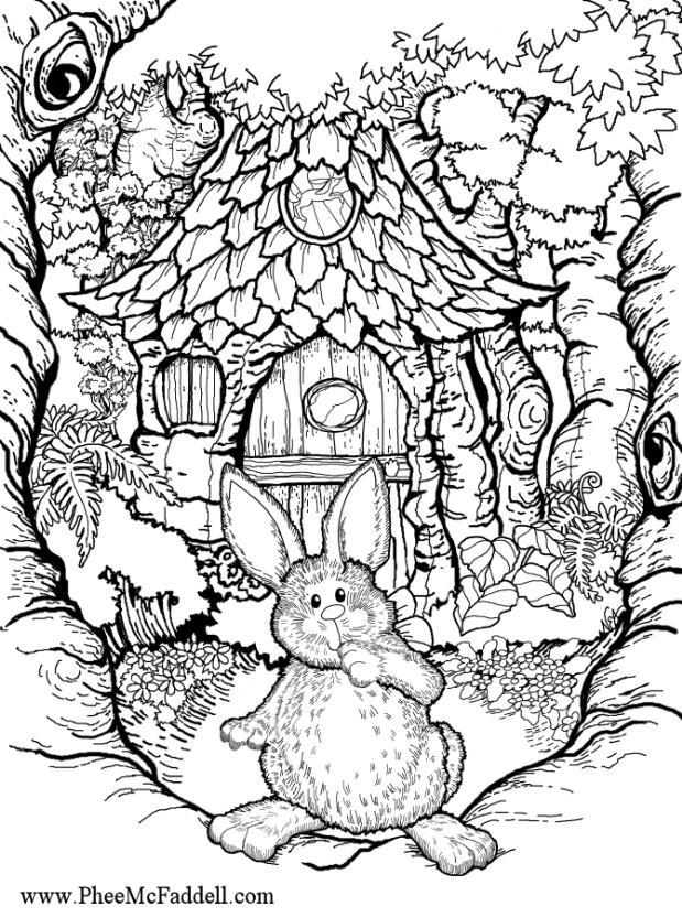 Coloriage liA¨vre de pA¢ques
