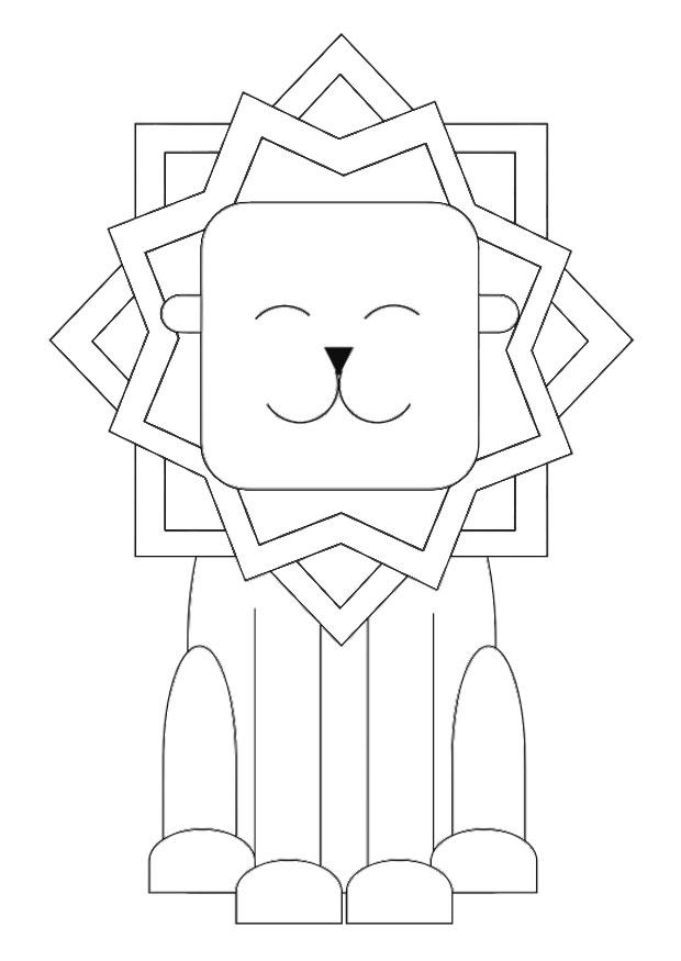 lion Coloriage lion