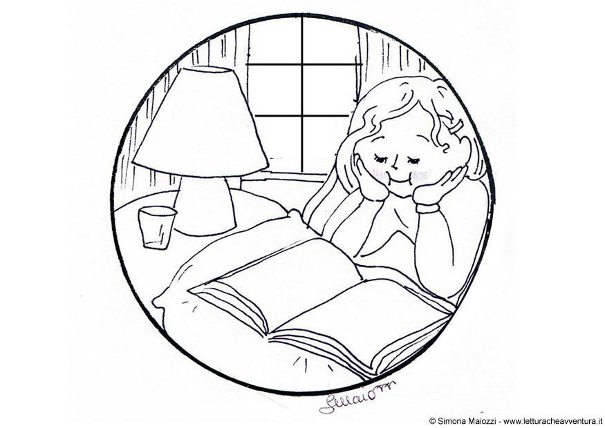 lire Coloriage lire