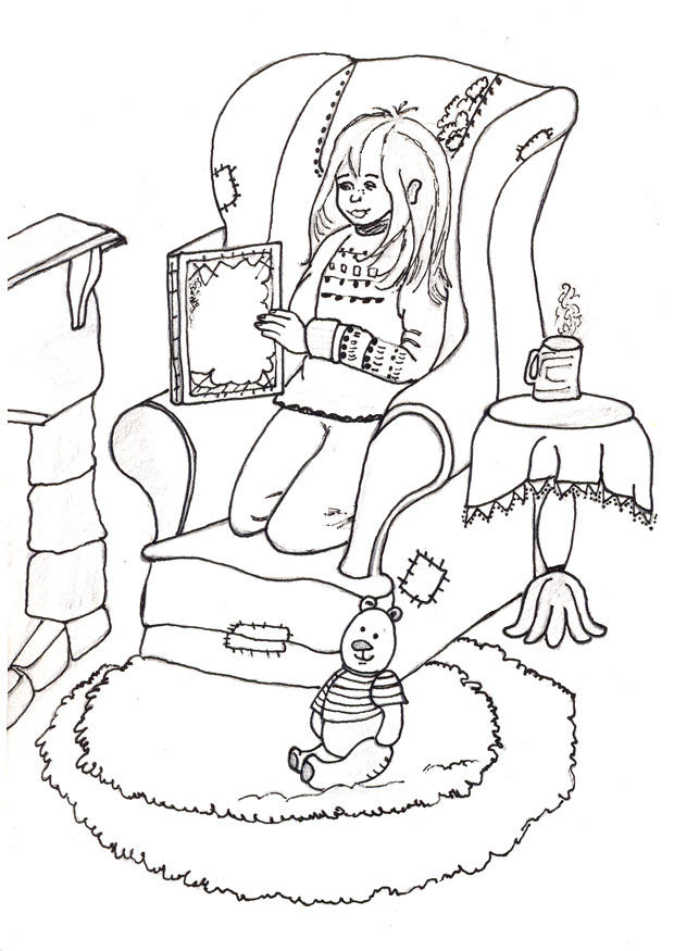 lire Coloriage lire