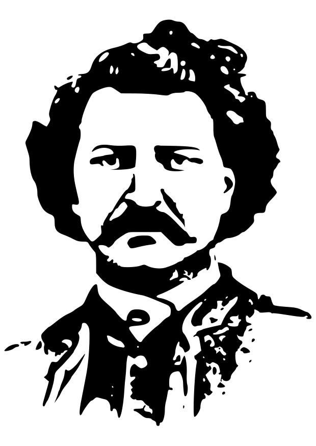 Coloriage louis david riel