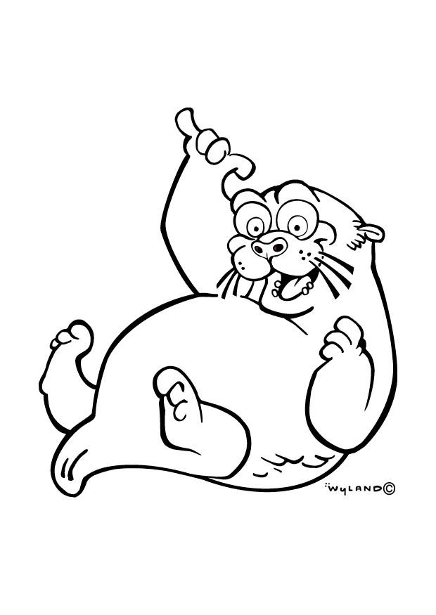 loutre Coloriage loutre