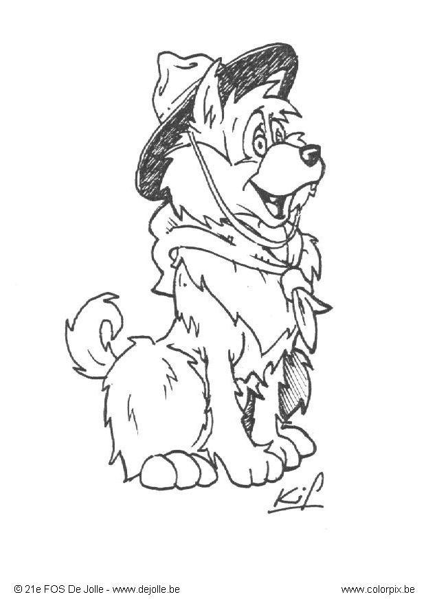 louvette1 Coloriage louvette1