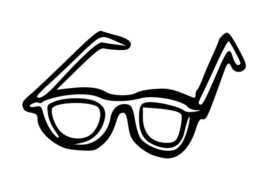 lunettes de soleil Coloriage lunettes de soleil
