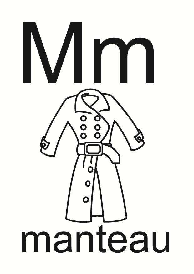 m Coloriage m
